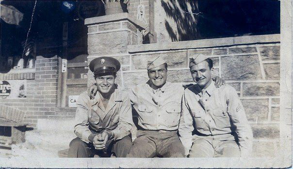 Fred with Army buddies in Philadelphia